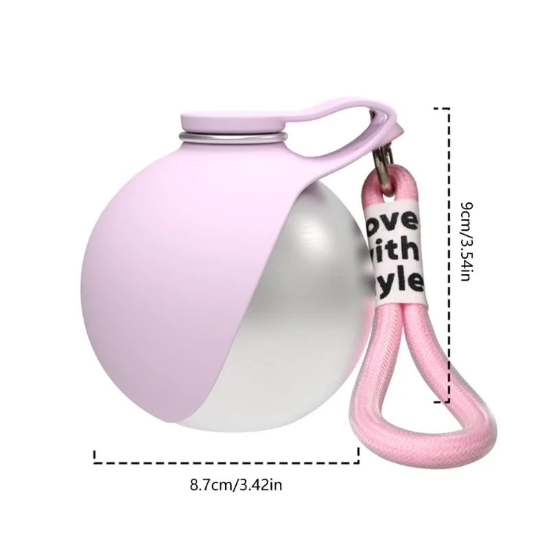 Portable Dog Water Bottle with Silicone Bowl